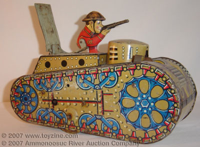 tin toy ww1 tank