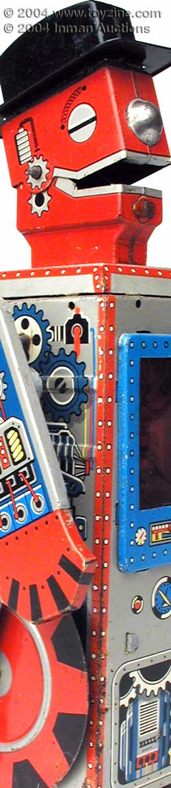 1955 Mego Man tinplate Japanese robot believed to be the only known example of its type