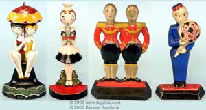 doorstop collector, these elusive Hubley examples designed by Fish were offered in Pristine to Near Mint Condition