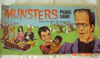 HTF RARE The MUNSTERS Picnic GAME 1965 HASBRO