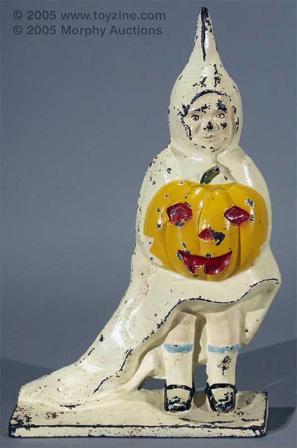 cast-iron doorstops and vintage Halloween items, this 13-7/8 by 8&frac34;in doorstop made by Littco Products of Littlestown