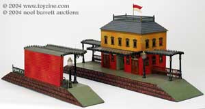 Rock & Graner Station - This two-piece station set was one of the most amazing pieces from Ward Kimball&rsquo;s European layout