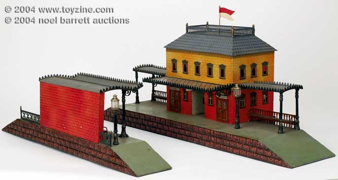 Rock & Graner Station - This two-piece station set was one of the most amazing pieces from Ward Kimball&rsquo;s European layout