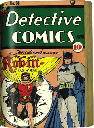DC Publishing&rsquo;s Bound Volume for Detective Comics #35 and 37-40 sold for $7,676.50