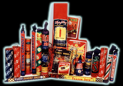 classic vintage fireworks