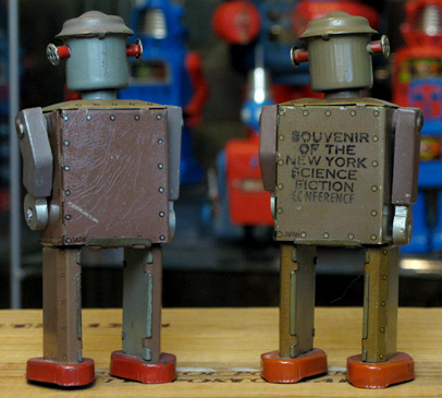 Atomic Robot Man tin toy robot from japan windup toy