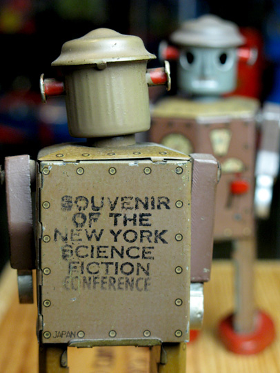 Atomic Robot Man tin toy robot from japan windup toy