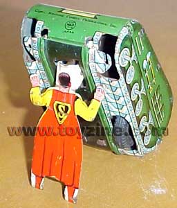 Superman Tin Toy Tank Toys