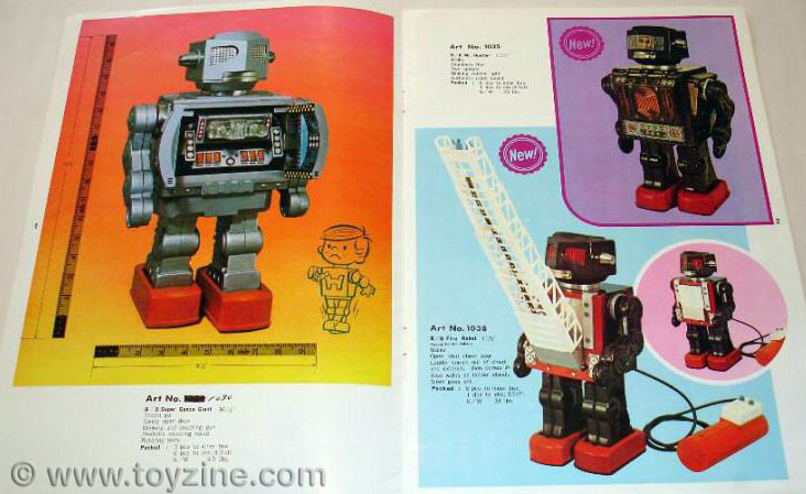 HORIKAWA'S &nbsp;ATTACKING MARTIAN ROBOT, HORIKAWA'S FIRE ROBOT, MR. HORIKAWA'S HUSTLER ROBOT, and other fine HORIKAWA'S ROBOTS 