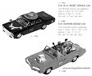 Japanese Tin Toy BATMAN, SPEED RACER, JAMES BOND, BLACK BEAUTY, THE MONKEES.