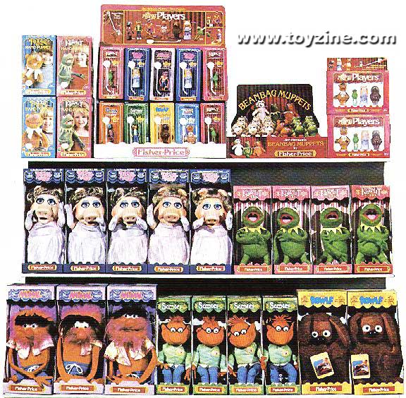 Jim Henson Fisher Price Muppets toys figures, puppets