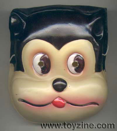 BETTY BOOP's BIMBO - CELLULOID MASK - 1930's JAPAN, wonderful celluloid face mask