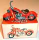 HARLEY-DAVIDSON motorcycle - diecast - 1950s