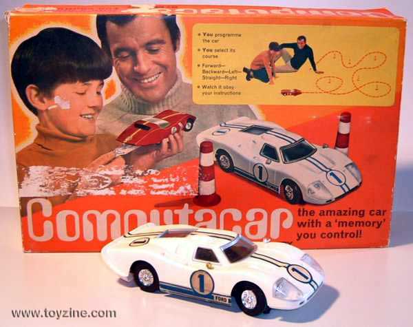 FORD GT 40 - plastic- Computarcar by Mettoy England
