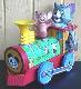 MODERN TOYS TOM AND JERRY TRAIN - TIN AND PLASTIC - JAPAN- 1960s