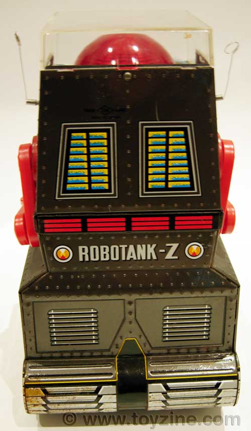 Robotank Z - Tin - Japan - Nomura - !960's, battery operated tin toy robot