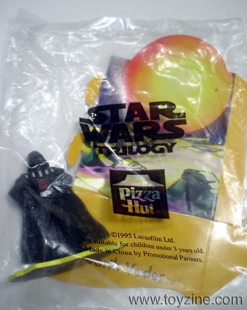 STAR WARS -DARTH VADER - RETURN OF THE JEDI - 1995 - PIZZA HUT, promotional figure, marked copyright 1995 Lucasfilm Ltd