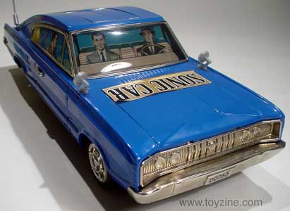 DODGE CHARGER - TIN - 1960s - JAPAN, sonic car dodge charger all tin
