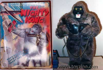 MIGHTY KONG - MARX - JAPAN. tin plate made in japan 1959-1960 kong