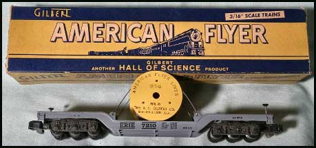 American Flyer Electric train collection (3/16 scale - 1954-1955) in near perfect condition