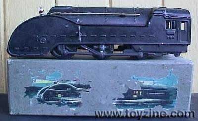 WIND-UP FUTURISTIC LOCOMOTIVE - TIN - JAPAN - 1930s,